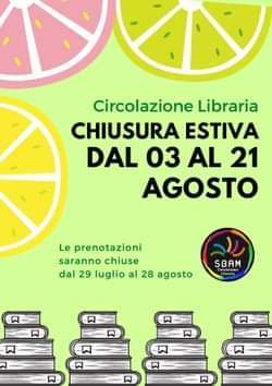 Sospensione servizio di circolazione libraria