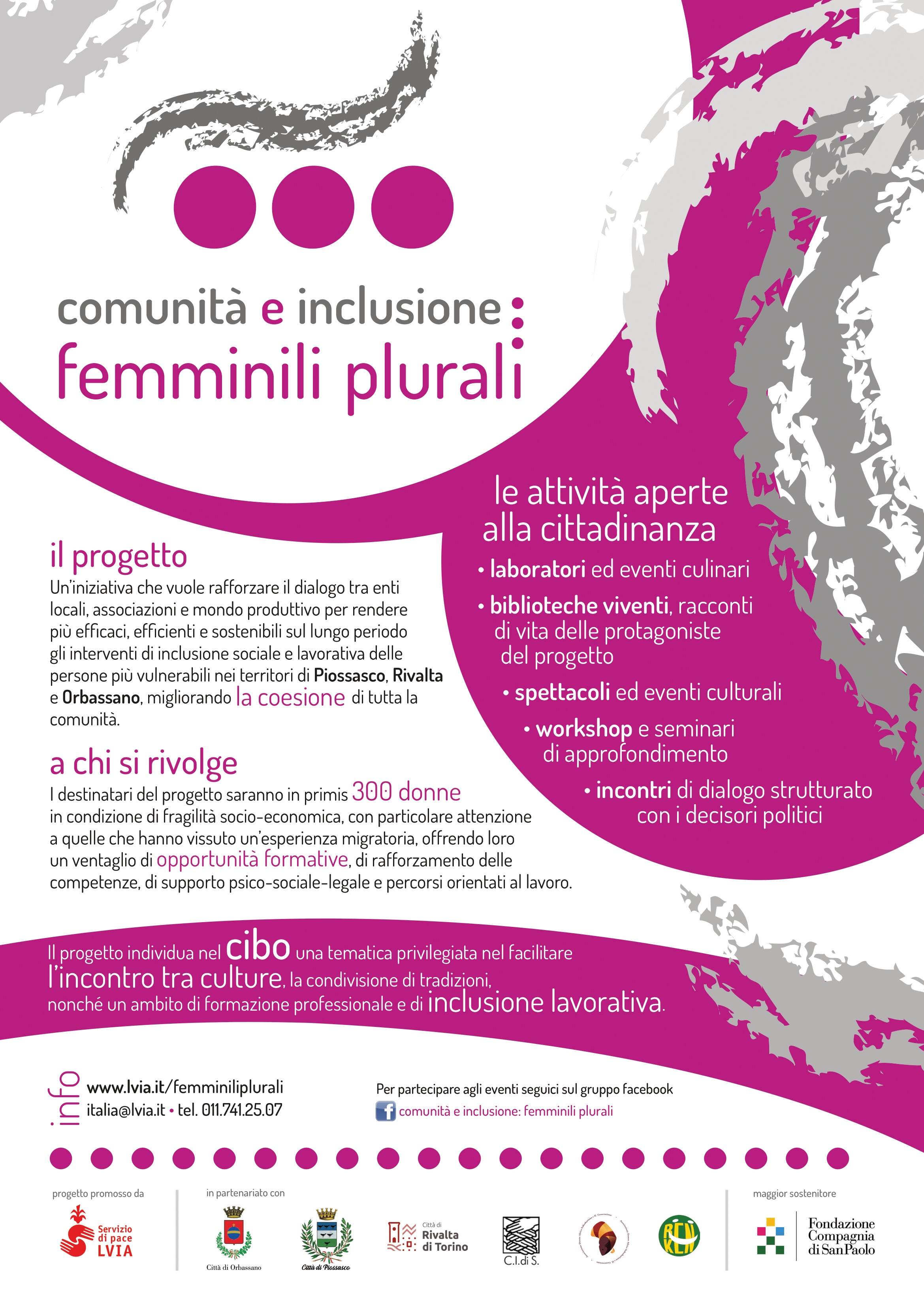 Progetto "Comunità e inclusione: femminili plurali"